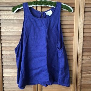 Linen Anthropologie Maeve Tank
